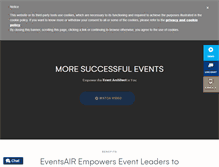 Tablet Screenshot of eventsair.com